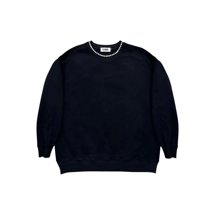 DIAMERA Iced Collar Crewneck