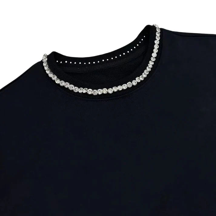 DIAMERA Iced Collar Crewneck