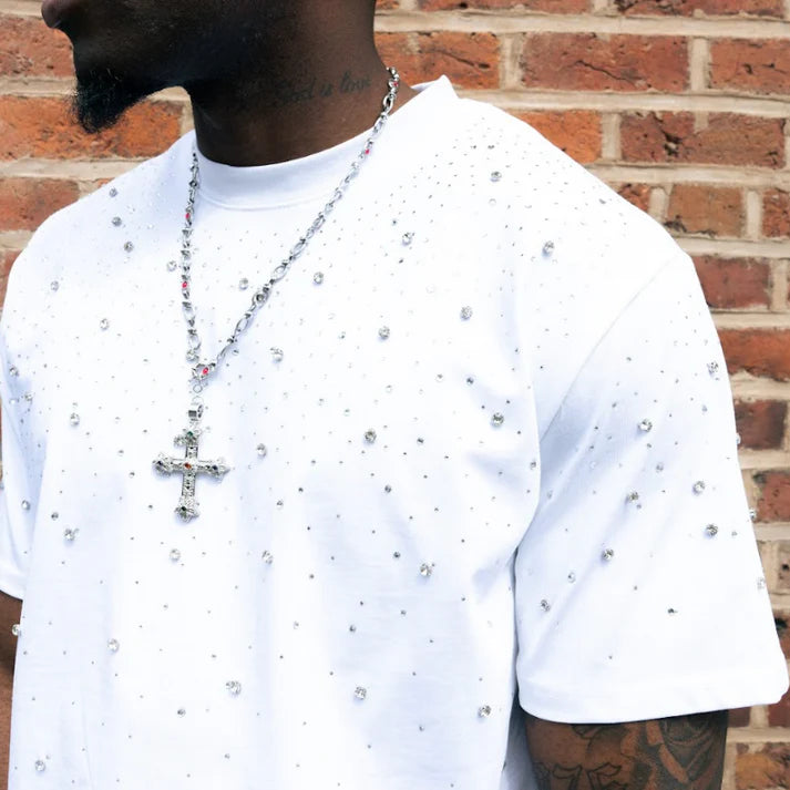 DIAMERA Luxe Rhinestone Tee